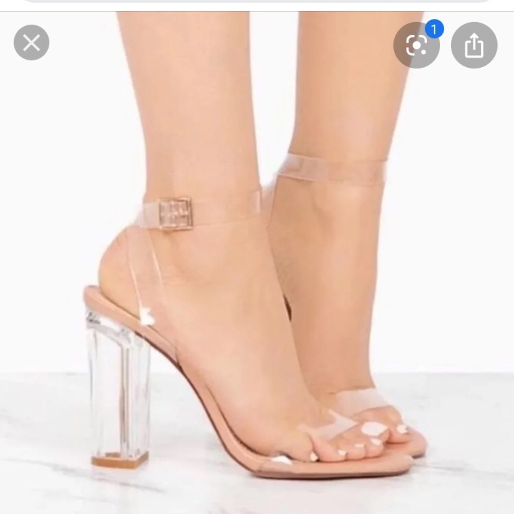 Fasion nova clear heels